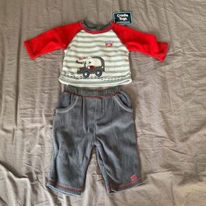 Cradle Togs 3/6M Fleece Jumpsuit